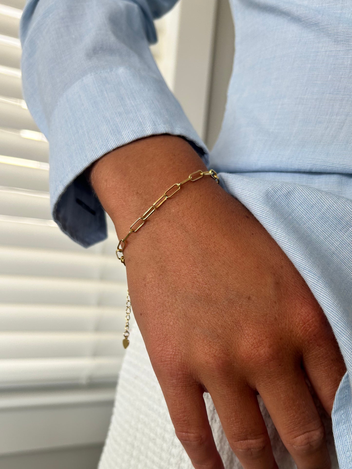 Paperclip Chain Bracelet