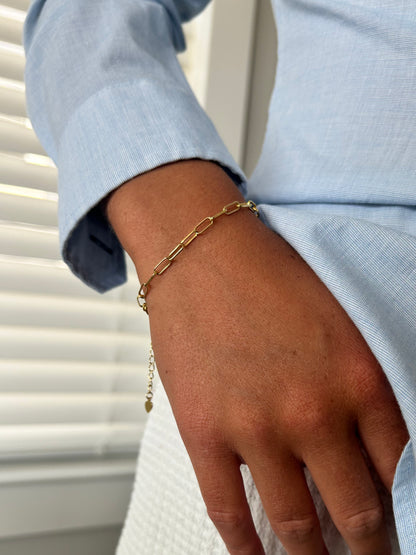 Paperclip Chain Bracelet