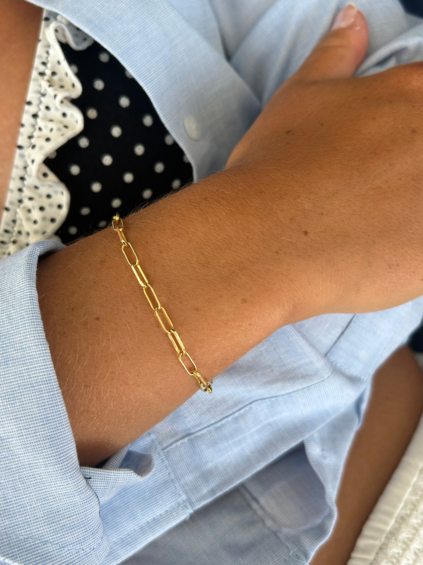 Paperclip Chain Bracelet