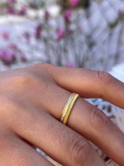 Textured Band Ring